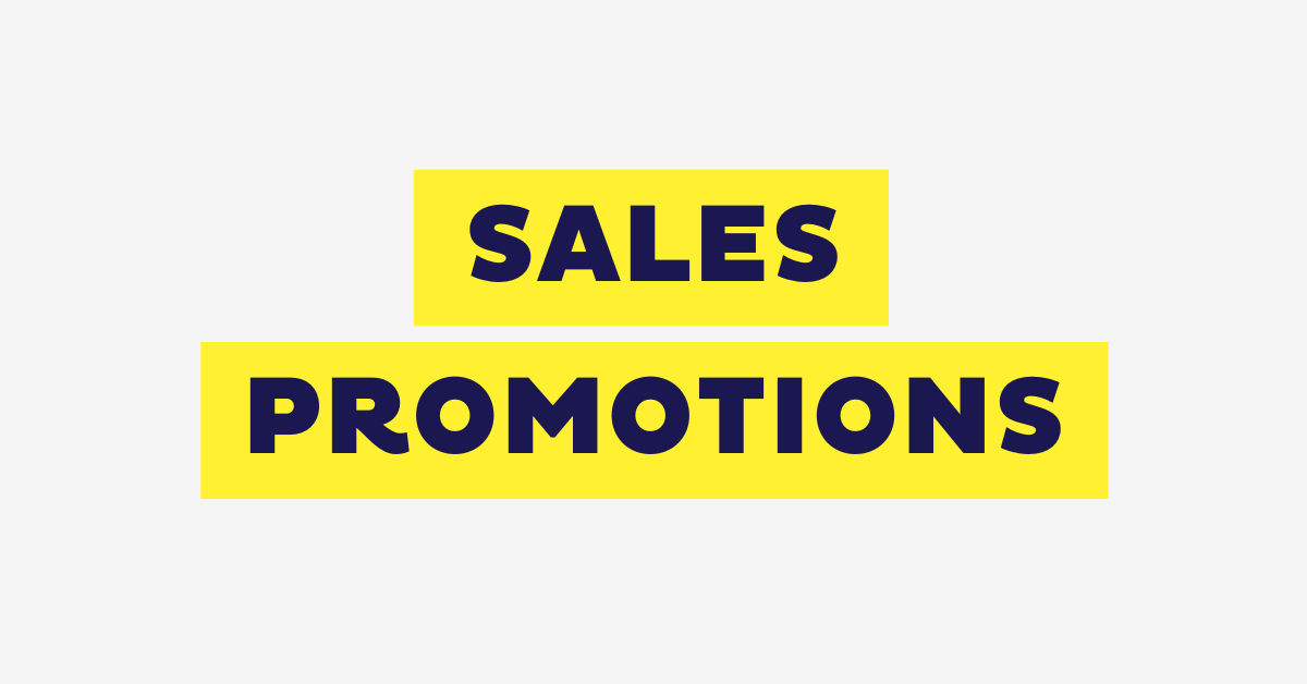 sales promotions